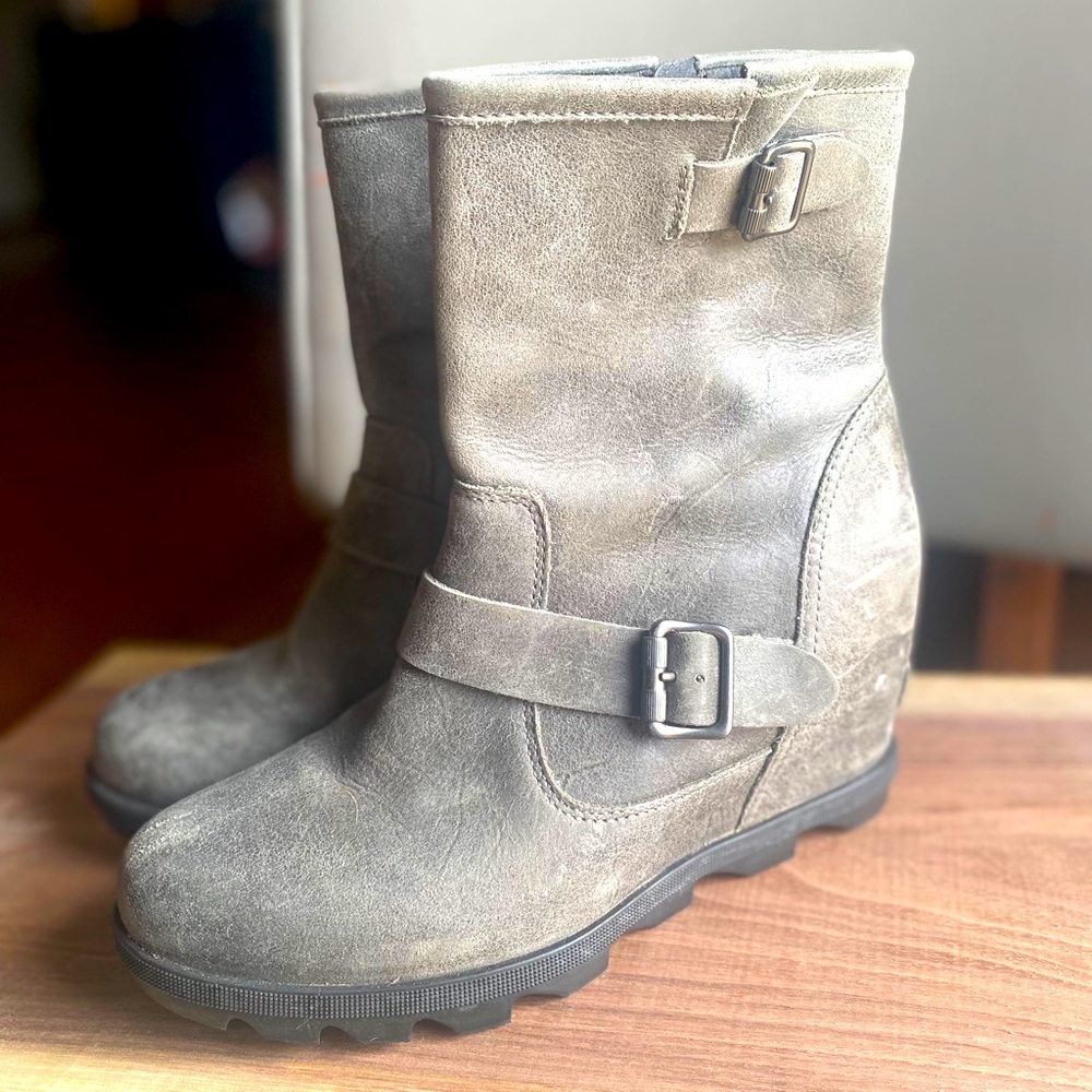 Sorel Moto Wedge Boots